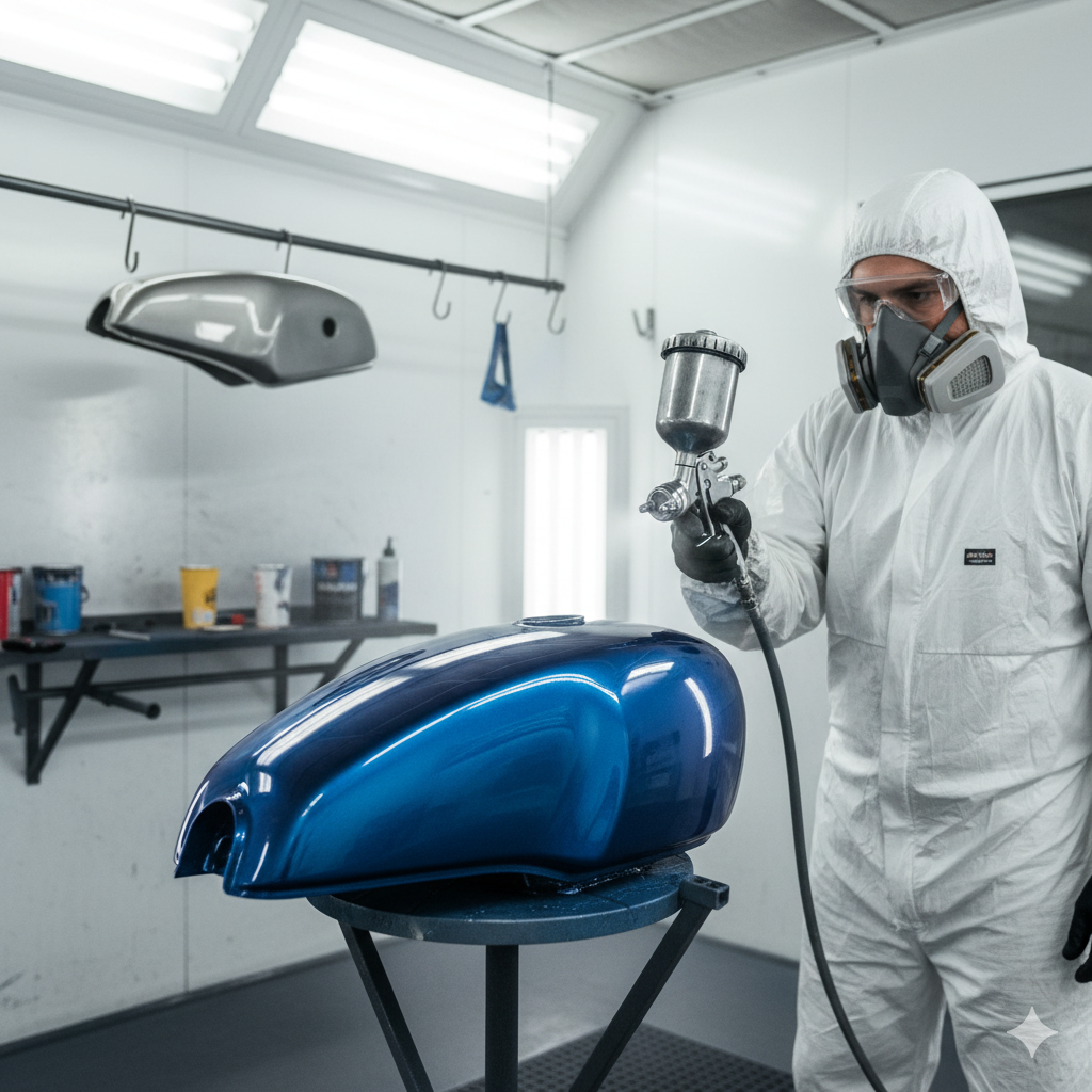 Pengecatan Tangki Motor Custom